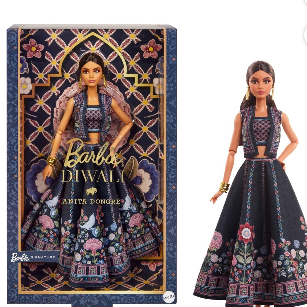 NIB 2026 beautiful collectible Ltd edition  Diwali Barbie box has wear & tear